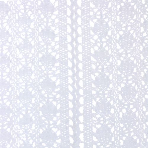 Floristik24 Table runner crochet lace white 30cm x 140cm