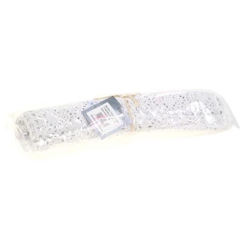 Floristik24 Table runner crochet lace white 30cm x 140cm