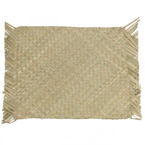 Product Placemat seagrass rectangular table decoration water hyacinth nature 33 × 48cm