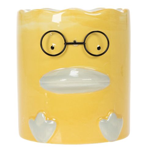 Product Cylindrical Decorative Ceramic Duck Vase for a Stylish Home, 13cm, 2 Pieces