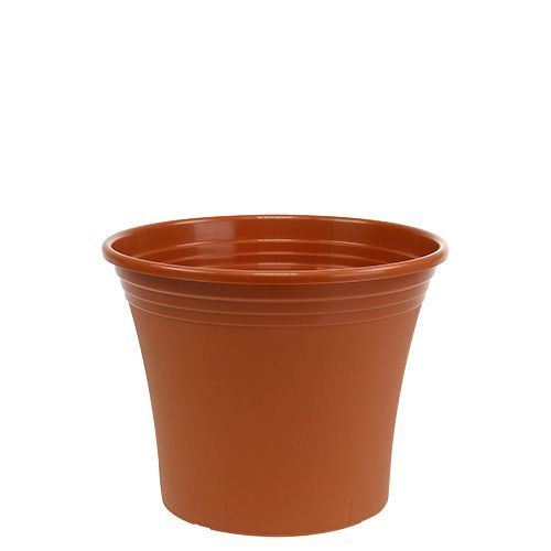 Floristik24 Pot “Irys” plastic terracotta Ø17cm H14cm, 1pc