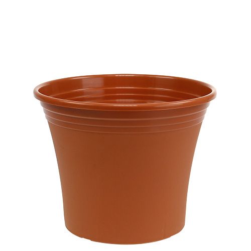 Floristik24 Pot “Irys” plastic terracotta Ø22cm H18cm, 1pc