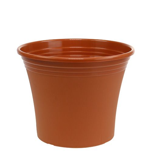Pot “Irys” plastic terracotta Ø25cm H21cm, 1 pc