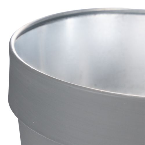 Product Flower pot with floral pattern for modern home and summer balcony decoration, 13cm, 4 pieces