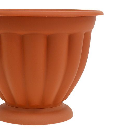 Pot with foot Ø21cm H18cm