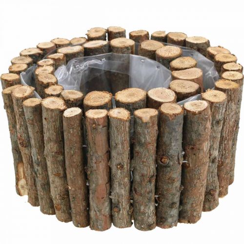 Floristik24 Plant bowl round natural birch branches Ø14/20cm set of 2