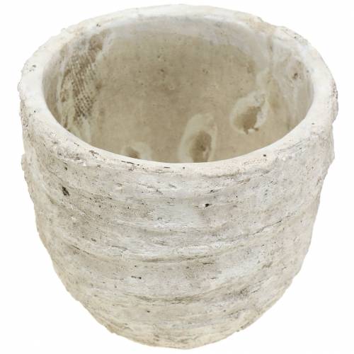 Floristik24 Plant pot white antique Ø12.5cm H11cm 2pcs