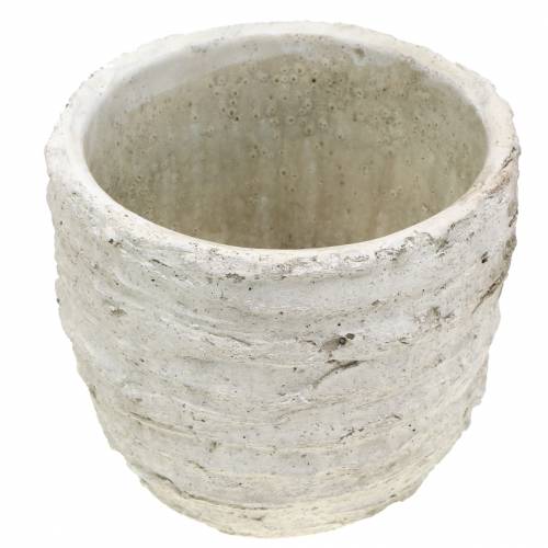 Floristik24 Plant pot white antique Ø14.5cm H13cm