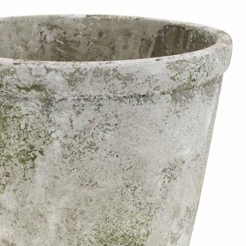 Floristik24 Flowerpot antique look planter with patina concrete Ø17.5cm H14cm