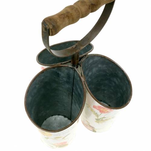 Floristik24 Plant pot flower design with spade handle 3 H27cm