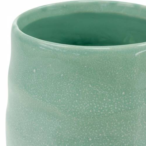 Floristik24 Wavy ceramic vase, vase decoration, ceramic vessel H20cm