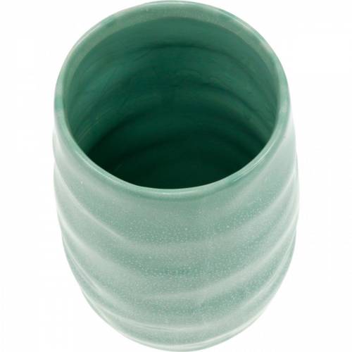 Floristik24 Wavy ceramic vase, vase decoration, ceramic vessel H20cm
