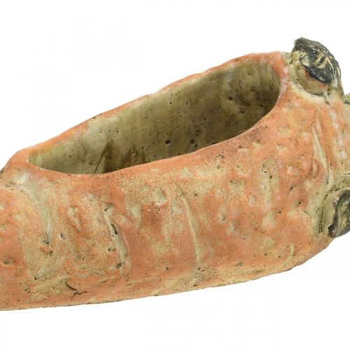 Product Decorative carrot, concrete decoration for planting, Easter, carrot plant pot, spring decoration L28cm