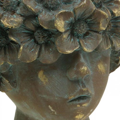 Product Plant pot bust flower pot girl with face H19cm