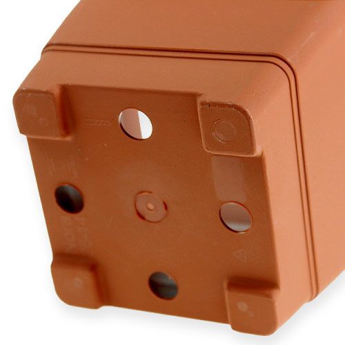 Floristik24 Flower pot "Nora" 14cm x 14cm H11cm terracotta, 1p