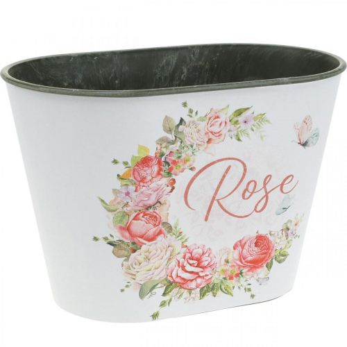 Product Planter, decorative pot roses, flower bowl L19cm H12.5cm