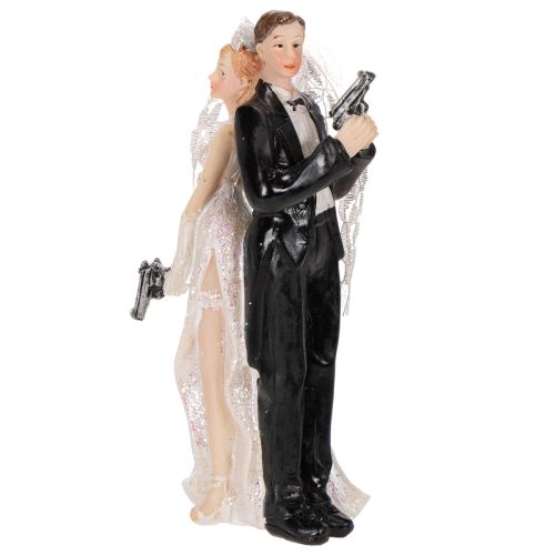 Cake topper bride and groom 15.5cm | Floristik24.ie