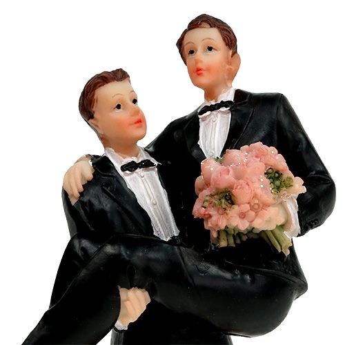 Floristik24 Cake figure male couple 13.5cm