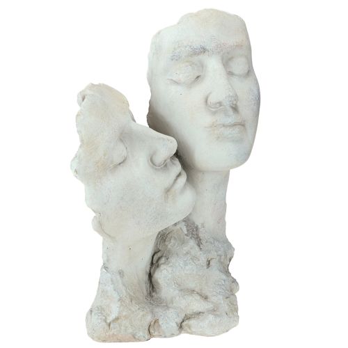 Floristik24 Dreaming couple stone cast bust lovers H29.5cm