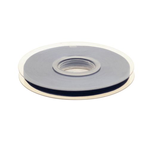 Product Mourning organza ribbon with selvedge black 15mm 50m