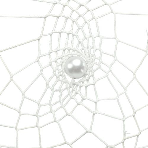 Floristik24 Dream catcher heart white 55cm 2pcs