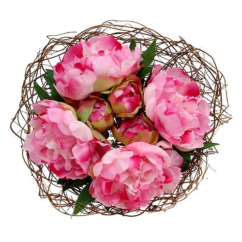 Floristik24 Funnel sleeve vine Ø30cm natural 8pcs