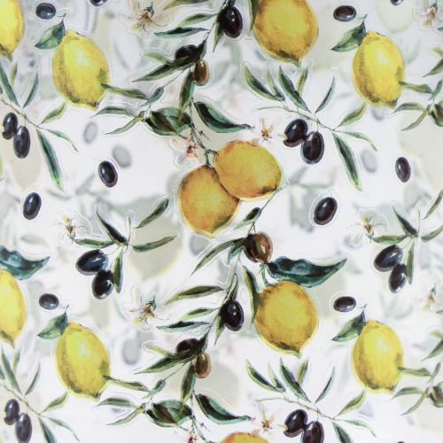 Product Drinking glass lemons and olives glass Mediterranean H10cm 2pcs