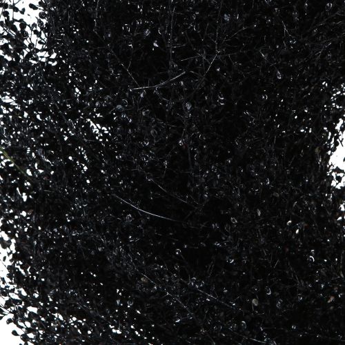 Product Elegant dried flower wreath, black metallic Lepidium, Ø33cm – Modern wall wreath, table decoration, door wreath