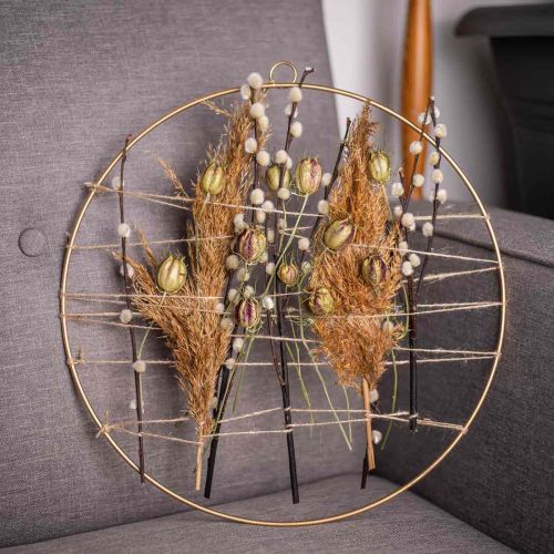 Floristik24 Bouquet of dried flowers pink, white bouquet of dried flowers H60-65cm