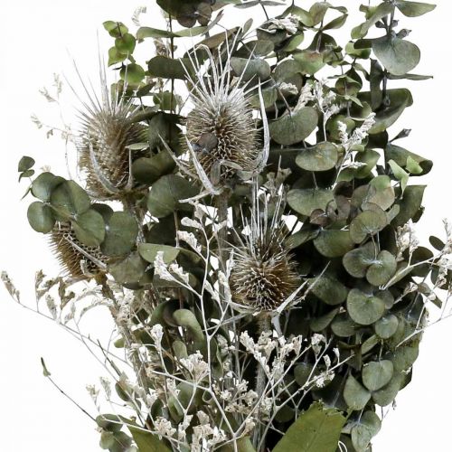 Product Bouquet of dried flowers eucalyptus bouquet of thistles 45-55cm 100g