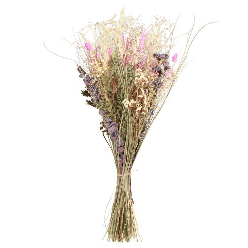 Floristik24 Dried Flower Bouquet Grasses Eucalyptus Cream Pink 200g