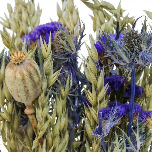 Floristik24 Bouquet of dried flowers Bouquet of meadow flowers blue H50cm 100g