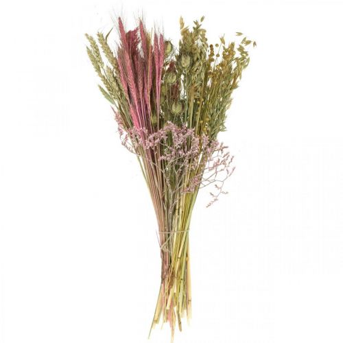 Floristik24 Dried flowers DIY set for bouquet pink dry flowers 60cm