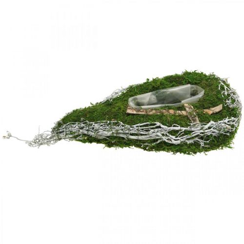 Floristik24 Planter drop moss, vine commemorative floristry 40x20cm