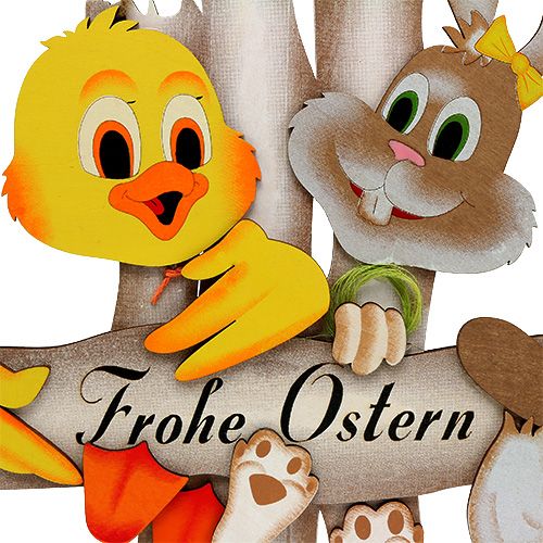 Floristik24 Door sign Happy Easter 28cm x 32cm