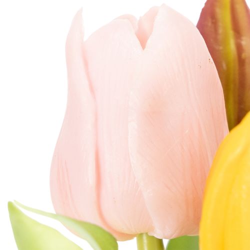 Product Artificial Tulips, Rustic Spring Decoration for any Table Vase, 30cm, 7 Pieces
