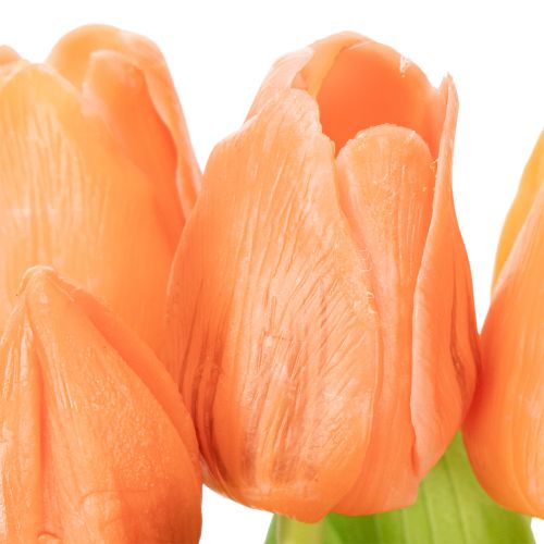 Product Artificial tulips for spring decoration, living room and kitchen, with lifelike appearance, 30cm, 7 pieces