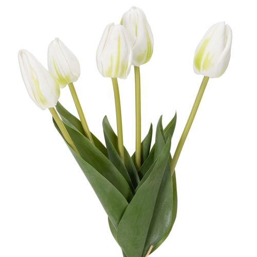 Floristik24 Decorative artificial tulip flowers for stylish interior design, 40cm, 5 pieces