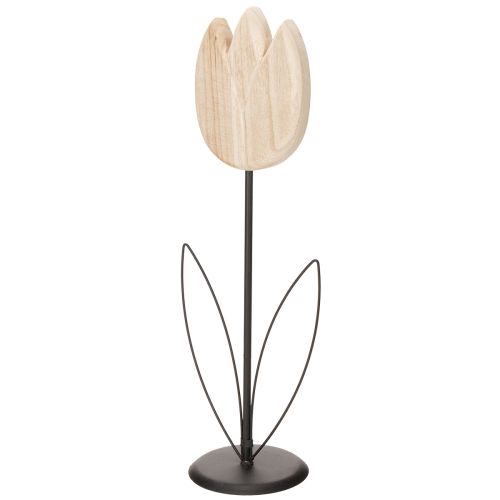 Product Decorative tulip figure on a stand for stylish living room accents, 47.5cm
