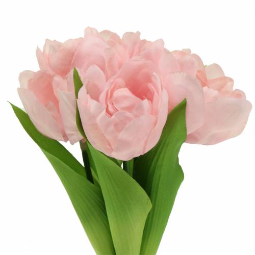 Floristik24 Tulips artificial rose 26.5cm 5pcs
