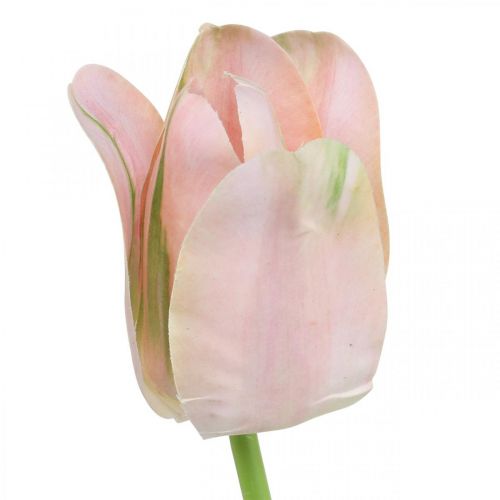 Tulip artificial pink stem flower H67cm