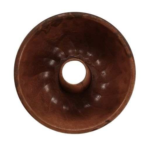 Floristik24 Planter rust cake tin kitchen decoration metal Ø23cm H12cm