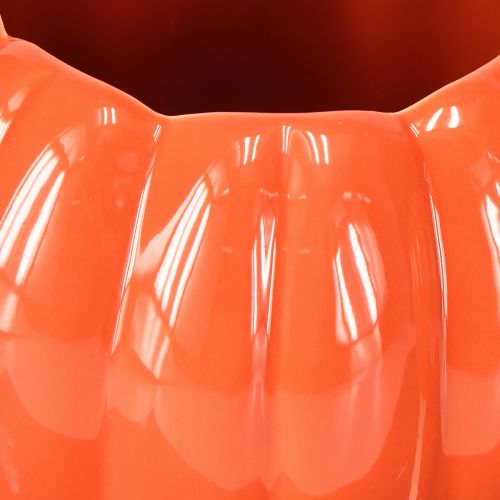 Floristik24 Planter ceramic pumpkin orange assorted Ø14cm H10cm 2 pcs