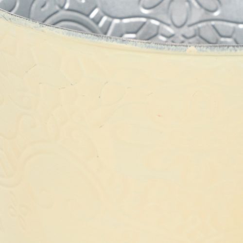 Product Metal planter, pastel yellow, Ø16cm H14cm