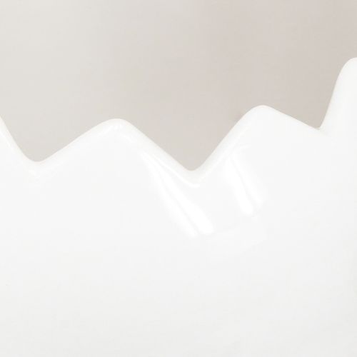 Product Planter Easter Egg Large Egg Ceramic Plant Pot White 20×18cm