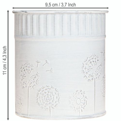 Product Planter Dandelion Flowerpot White Ø9.5cm H11cm