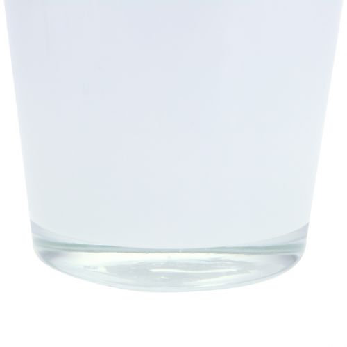 Product Glass planter white Ø11.5cm H11cm