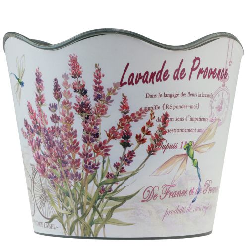 Planter plastic flower pot summer lavender Ø16.5cm H13.5cm