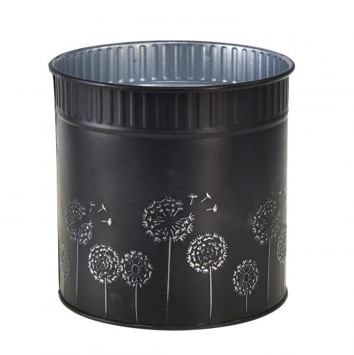 Product Planter Dandelion Flowerpot Black Ø15.5cm H15.5cm