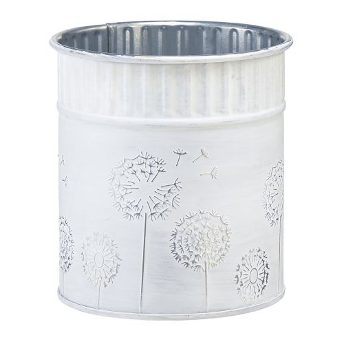 Planter dandelion flower pot white Ø9.5cm H11cm